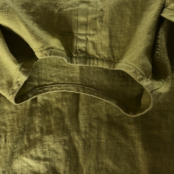 Pamut Apparel Pistachio Linen Top Size Small - Picture 4 of 5